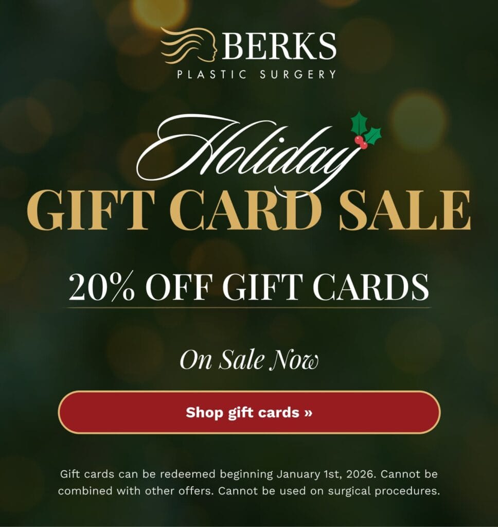 20% Off Gift Cards holiday gift card sale Berks Plastic Surgery and BPS Med Spa